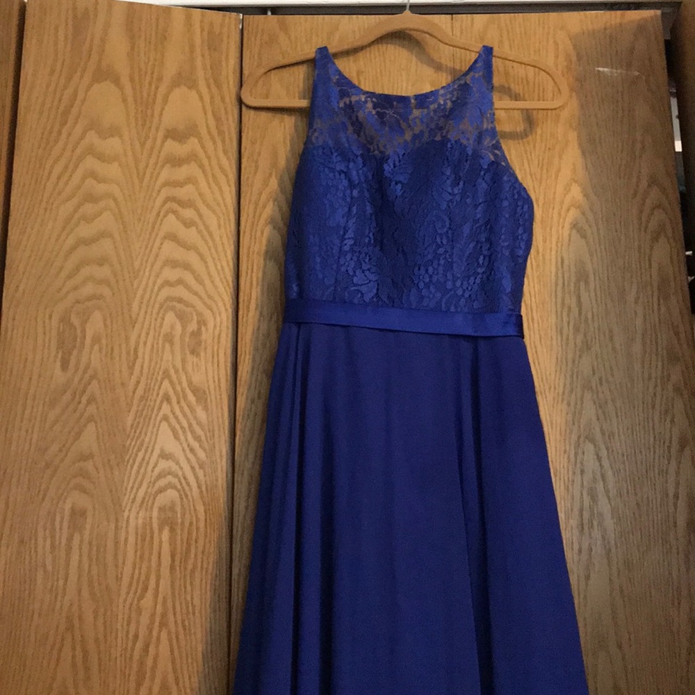Royal blue dress